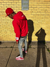 Load image into Gallery viewer, Red Worldwide Zip Up Hoodie
