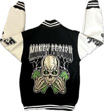 Load image into Gallery viewer, Black Varsity Jacket
